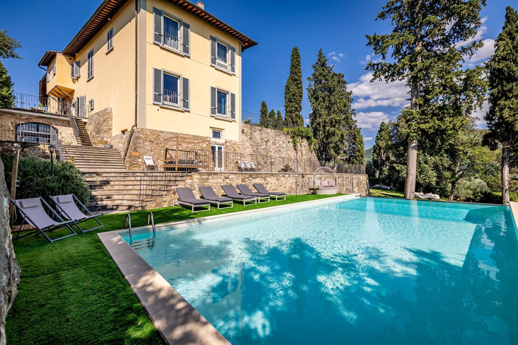 Luxury Villa Tolomei Gucci With Spa San Jacopo al Girone Kültér fotó