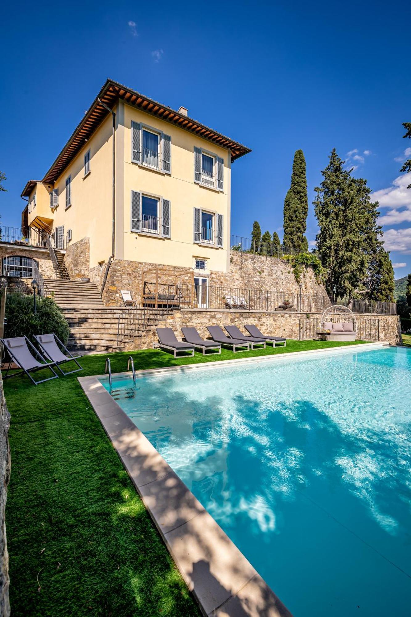 Luxury Villa Tolomei Gucci With Spa San Jacopo al Girone Kültér fotó